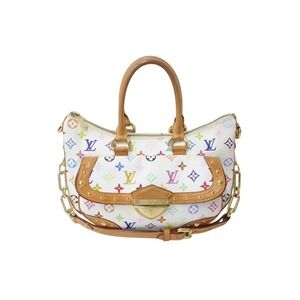 LOUIS VUITTON Rita Monogram Multicolore Multicolor handbag white